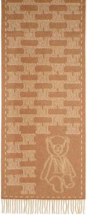 Max Mara Wsteddyc Beige Jacquard Cachemire Stole