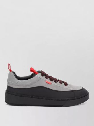 Bally calf leather lace-up sneakers