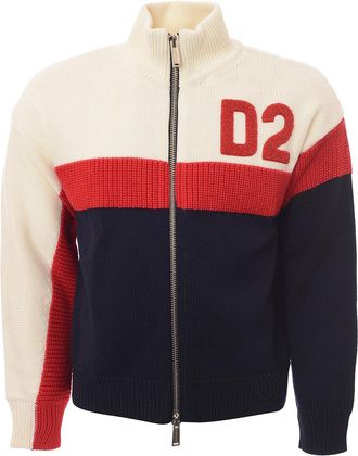 Dsquared2 Mens Pullovers In Blue - Size X-Small
