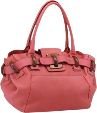 Ferragamo Pre-owned Handbags, female, Red, Size: ONE SIZE Pre-owned Tote Bag