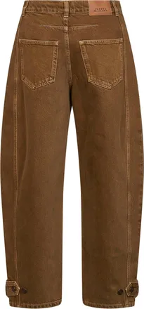 Isabel Marant Womens Jeans Leya Bronze Cotton