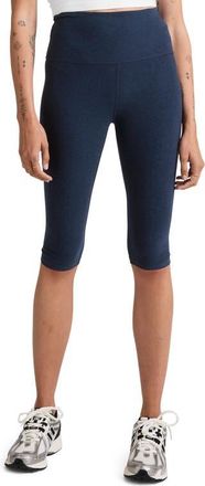 Beyond Yoga High Waist Crop Leggings in Nocturnal Navy at Nordstrom, Size X-Large