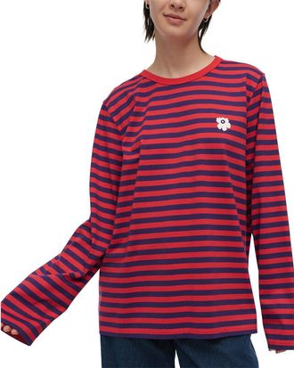 Marimekko Tasaraita Unikko Kioski Jersey Shirt