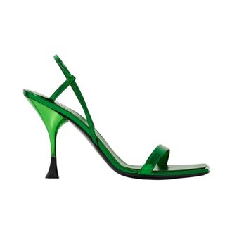 3Juin High Heel Sandals, female, Green, Size: 8 1/2 US Stiletto Sandals
