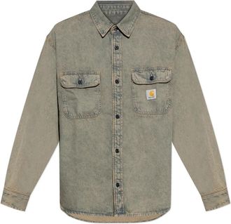 Carhartt Work in Progress Denim shirt Tigan - Heren - Spijkeroverhemden - Grijs - L - Denim - Overhemden