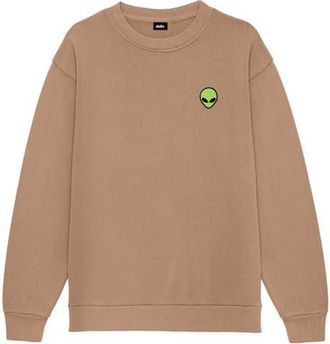 Dalix Alien Heavyweight Relaxed Mens Sweatshirt in Camel at Nordstrom, Size Xxx-Large