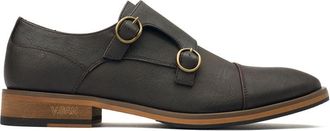 V.Gan Mens Vegan Chervil 2 Monk Shoes - Brown - Size UK 10