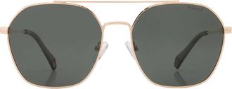 Polaroid Polarized Green Pilot Unisex Sunglasses PLD 6172/S 0J5G/UC 57
