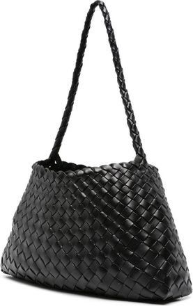 Dragon Diffusion Leather Shoulder Bag - Black