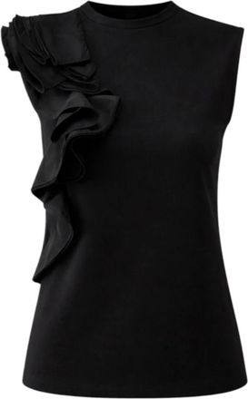 Liu Jo Sleeveless Tops, female, Black, Size: XS Sleeveless Tops