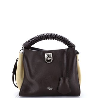Mulberry Iris Shoulder Bag Leather with Braided Detail Small