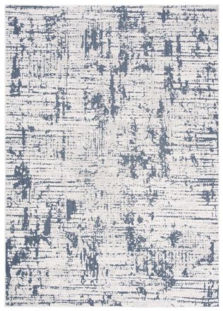 Tapiso Alfombra de sal&oacute;n beige azul moteado efecto 3d suave 160 x 220 cm