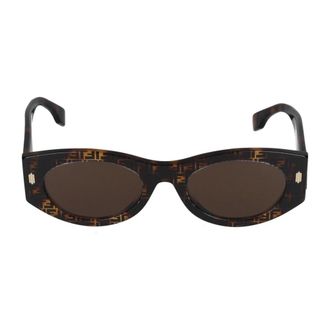 Fendi Sunglasses, unisex, Brown, 52 MM, Stylish Sunglasses by Maison