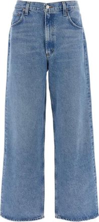 A Gold E Dames, Jeans, Blauw, Maat: W30 Katoen