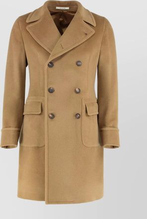 Tagliatore double-breasted virgin wool peacoat