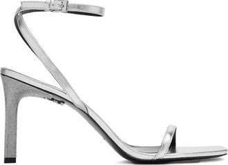 Tory Burch sandali con cinturino alla caviglia - Argento