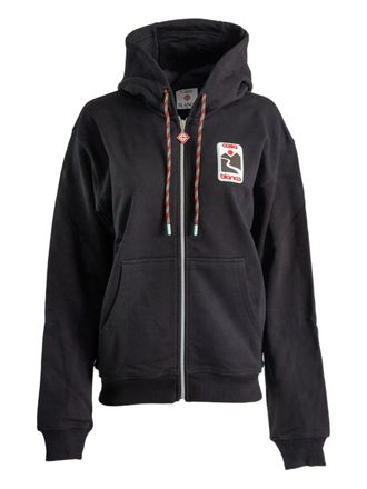 Casablanca zip-up hoodie - Black