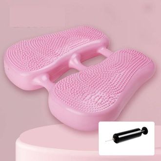 OEM Step Aer&oacute;bico Inflable Para Hacer Ejercicio En Casa O En La Oficina: Plataforma De Step Inflable Azul Con Masaje De Pies Y Mayor Estabilidad