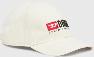 Diesel Baseball cap with logo embroidery - Caps - Man - White