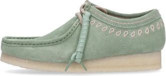 Clarks Groene Mocassin Lifestyle Schoen - Heren - Veterschoenen - Groen - 46 EU - Su&egrave;de - Schoenen