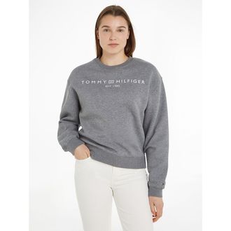 Tommy Hilfiger Sweater met ronde hals en logo