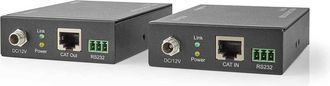 Nedis Extensor Hdmi Sobre Cat6 Hasta 600 M 4k60hz 18 Gbps Metal Antracita