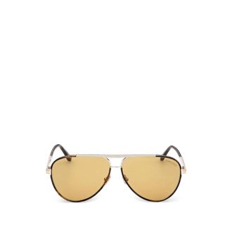 Tom Ford Sunglasses, unisex, Brown, Size: 63 MM Sunglasses