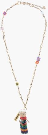 Dsquared2 Golden Effect GUATEMALA DOLLS Necklace with Pendant size Unica