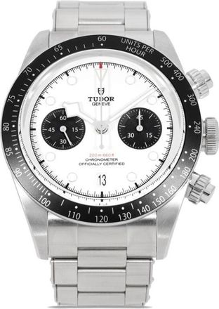 Tudor 2023 unworn Black Bay 41mm - unisex - stainless steel - One Size - White