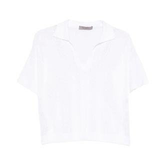 D.exterior Polo Shirts, female, White, Size: XL Polo Shirt