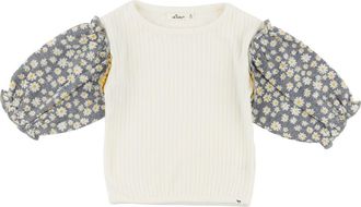 Oh Baby! Pucker Nellie Blouse-Toddler, Little Kid in Heather Grey at Nordstrom, Size 2-3T