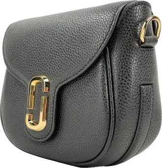 Marc Jacobs Pebble Leather Crossbody Bag - Black