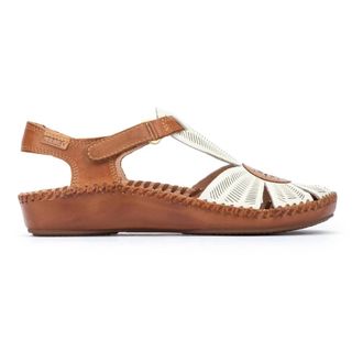 Pikolinos Stijlvolle dames sandaal - Gebroken wit - Dames - Sandalen - Wit - 41 EU - Leer - Schoenen