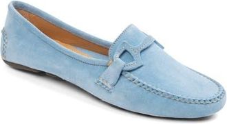 Patricia Green Jane Bit Loafer in French Blue Suede at Nordstrom, Size 8.5