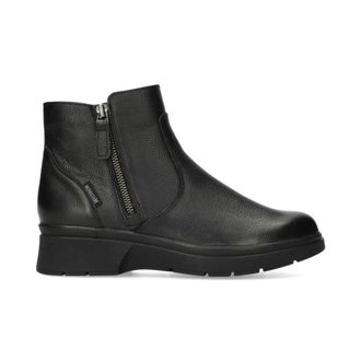 Mephisto Zwarte Enkellaars Collectie Dames - Dames - Enkellaarsjes - Zwart - 37 EU - Leer - Schoenen