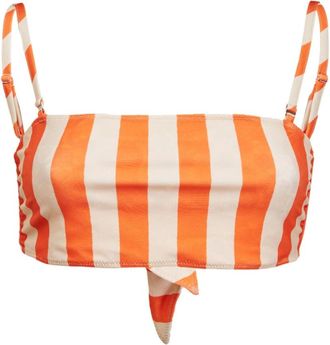 La DoubleJ Tops, Dames, Oranje, M, Nylon, 3-Way Bandeau Top