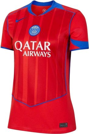 Nike Dames/Dames Paris Saint Germain FC Derde Jersey (Rood/Blauw)