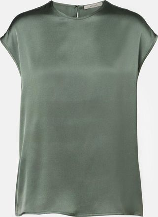Asceno Dasha silk twill top