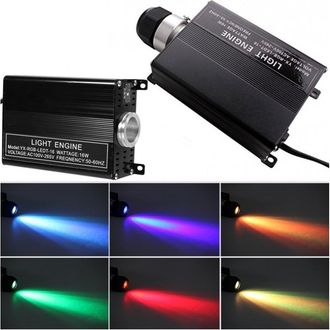 Trade Shop Trade Shop Traesio - Trade Shop - Generador De Luz Led Rgb 16w 4 Controles Para Puntos De Luz Cielo Estrellado De Fibra &Oacute;ptica