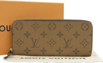 Louis Vuitton Monogram Reverse Monogram Reverse Pvc Long Wallet (Bi-Fold) (Pre-Owned)