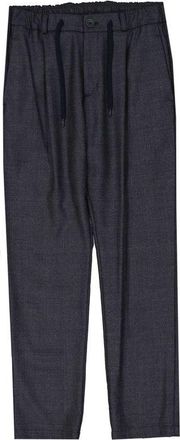 Herno Gray Virgin Wool Casual Mens Pants