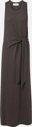 Lisa Yang Angeline cotton and cashmere maxi dress