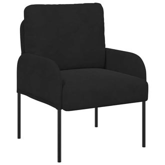 vidaXL Sof&aacute;s Con Coj&iacute;n 55cm Negro Madera Contrachapada Vidaxl