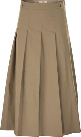 Max Mara Weekend Maxmara Wkdorme Washed Gabardine Skirt