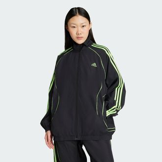 adidas Womens adidas Teamgeist Adicolor Oversized Woven Track Top