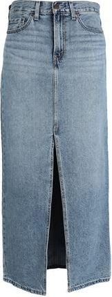 Levi's ANKLE COLUMN SKIRT MED INDIGO - WORN IN