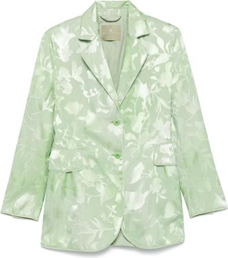 Ermanno Scervino Blazer a fiori - Verde