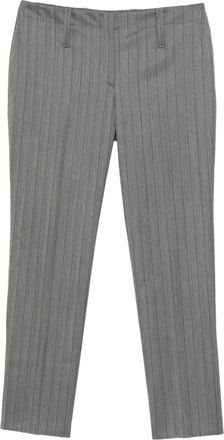 Alexander McQueen Pantaloni gessati - Grigio