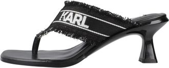Karl Lagerfeld Hakken Muiltjes - Dames - Muiltjes - Zwart - 37 EU - Schoenen