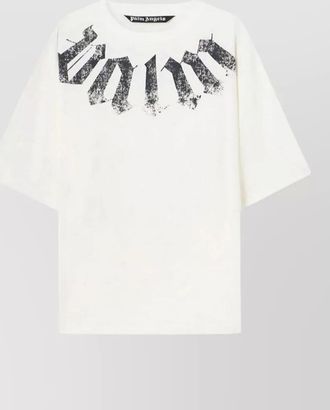 Palm Angels cotton oversized logo-print t-shirt